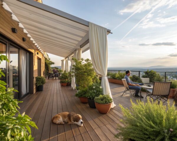 Perguntas frequentes Deck em compósito para exterior Terraço