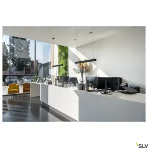 Q-LINE PD, Luz LED, 1m, BAP, Preto, 4000K