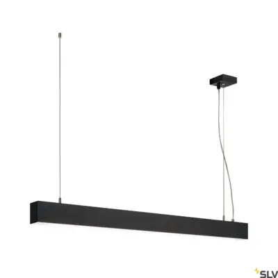 GLENOS, professional pendant, LED, 4000K, Negro, 1 m, 43W