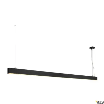 GLENOS, professional pendant, LED, 3000K, Negro, 2 m, 85W