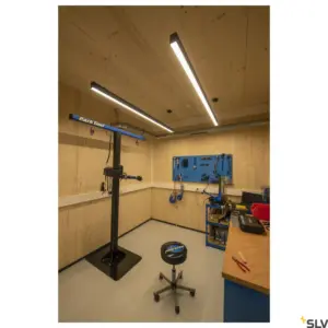 GLENOS, profile pendant light, LED, 4000K, Negro, 2 m, 85W