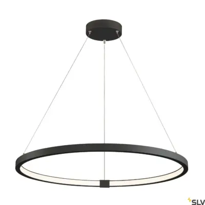 ONE 80 DALI, Indoor LED pendant, Negro, 3000/4000K