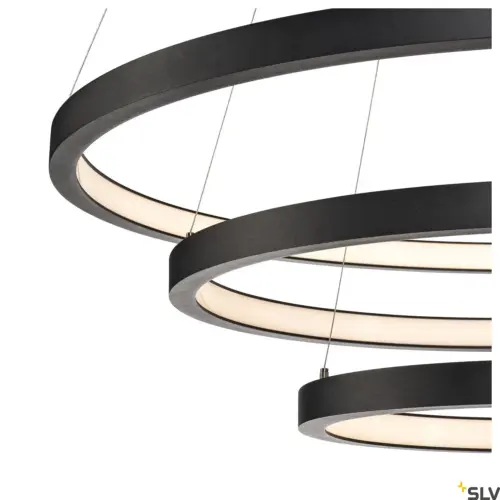 ONE TRIPLE DALI Indoor LED Black