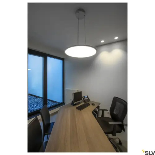 PANNEAU 60 DALILED rond Blanc