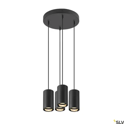 ASTO TUBE GU10 4x10W Black