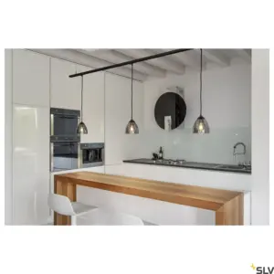 PARA CONE GL GU10 Negro/Cristal