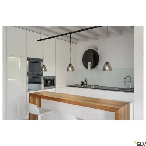 PARA CONE GL GU10 Negro/Cristal