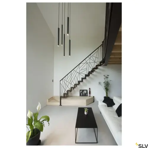 HELIA 30 LED ronde Noir