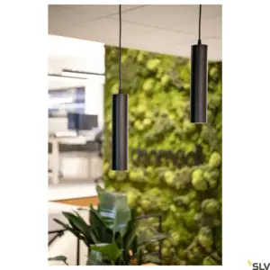 HELIA 40 LED round Black 9W