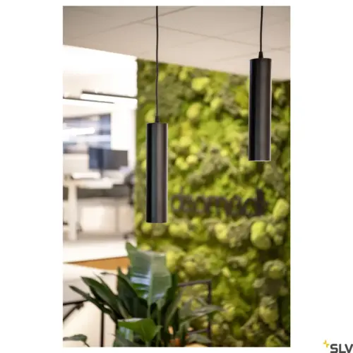 HELIA 40 LED round Black 9W