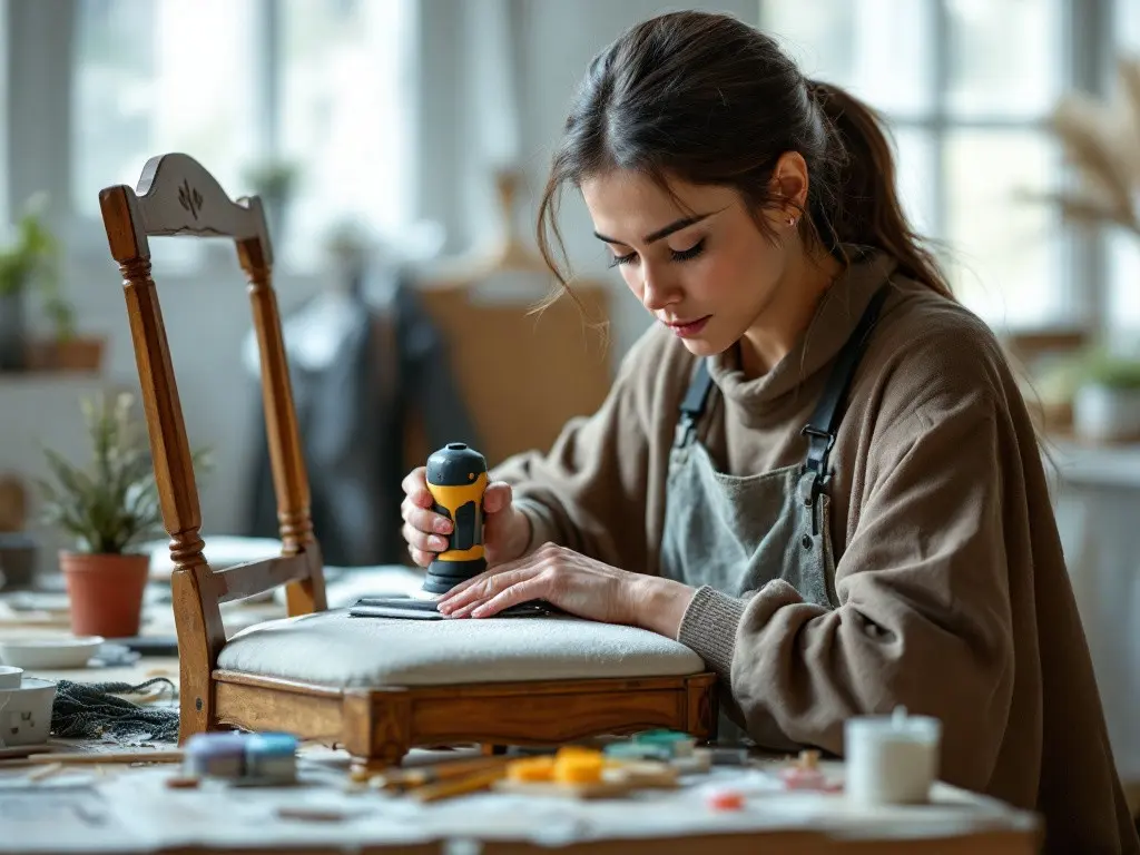 Application de vernis Bois de restauration