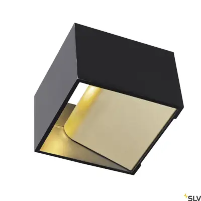 Candeeiro de parede LED LOGS IN Dim-to-Warm Preto / Latão