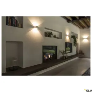 LOGS IN Dim-to-Warm LED Wall Light White