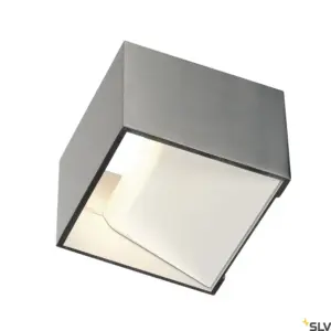 LOGS IN Dim-to-Warm LED Wall Light Aluminium/White