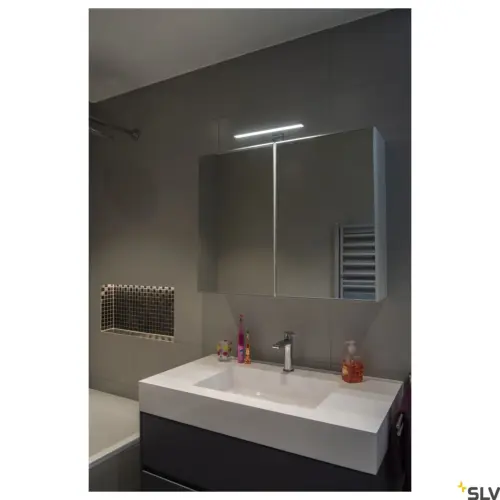 DORISA LED Mirror Short Chrome