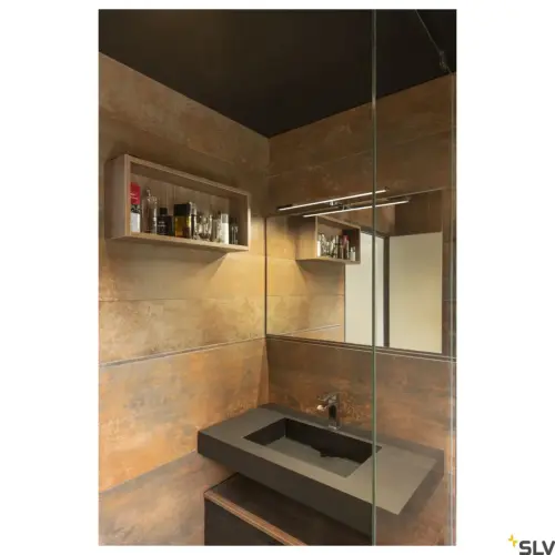 DORISA Miroir LED Chrome Long