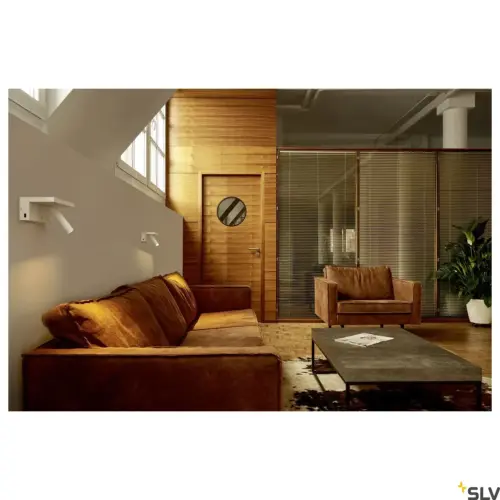 KARPO Velador LED Superficie Aplique Blanco