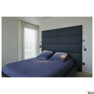 DIO FLEX PLATE LED Superficie Aplique Negro