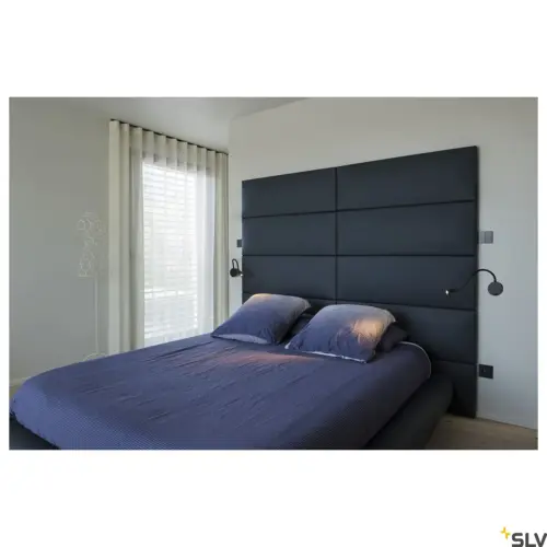 DIO FLEX PLATE LED Superficie Aplique Negro