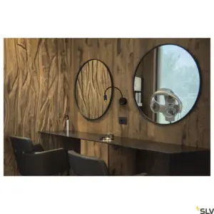 DIO FLEX PLATE LED Superficie Aplique Negro