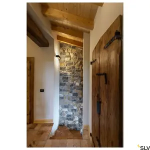 LOGS IN L LED Aplique Negro/Oro