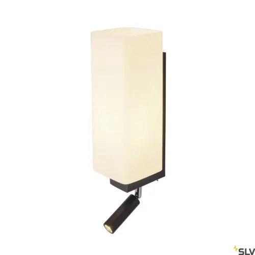 QUADRASS SPOT Applique murale de surface Noir