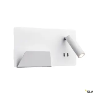 SOMNILA SPOT Wall Lamp White Left USB