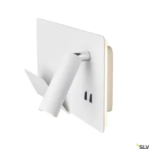 SOMNILA SPOT Wall Lamp White Left USB