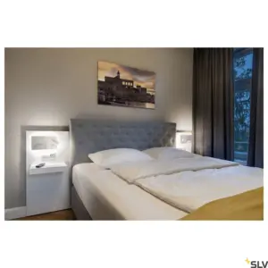 SOMNILA SPOT Wall Lamp White Left USB