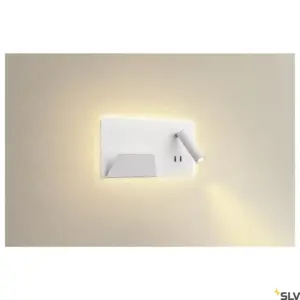 SOMNILA SPOT Wall Lamp White Left USB