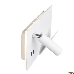 SOMNILA SPOT Applique murale blanche droit USB