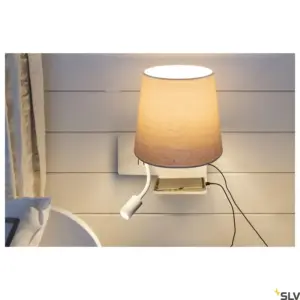 Candeeiro de parede SOMNILA FLEX Branco Direito USB