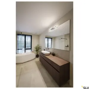 GLENOS® 60 LED Mirror Black Switch