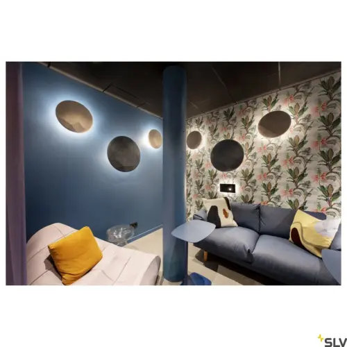 SOMNILA SPOT Candeeiro de parede Preto Esquerdo USB