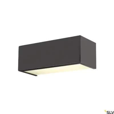 CHROMBO Aplique de Pared Cuadrado Negro