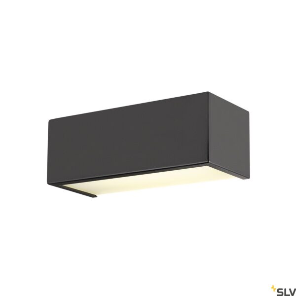 CHROMBO Applique murale carrée Noir