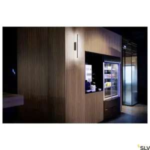 ONE LINEAR 50 Applique murale Noir