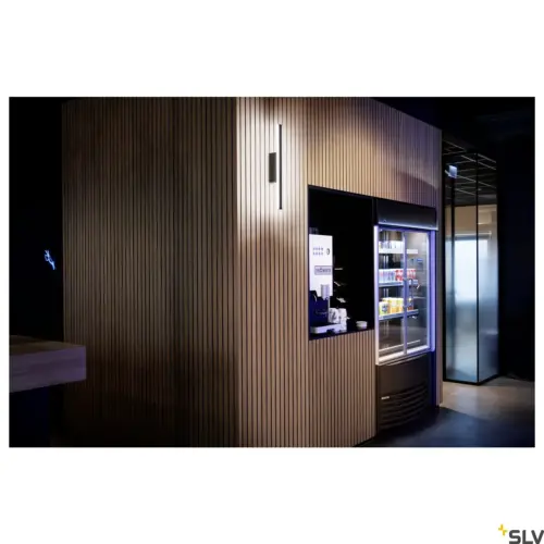 ONE LINEAR 50 Applique murale Noir