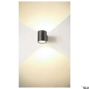 OCULUS Aplique de parede redondo Bronze escuro