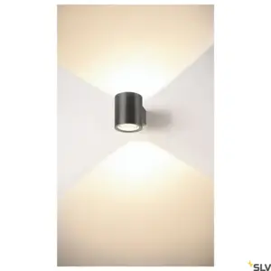 OCULUS Aplique de parede redondo Bronze escuro