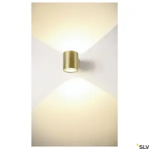OCULUS Round Wall Light Brass