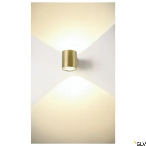 OCULUS Round Wall Light Brass
