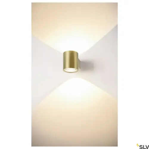 OCULUS Round Wall Light Brass
