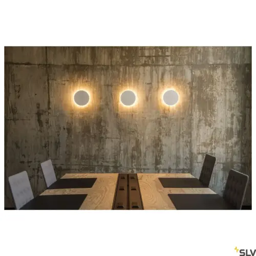 PLASTRA Aplique LED Redondo Blanco Yeso