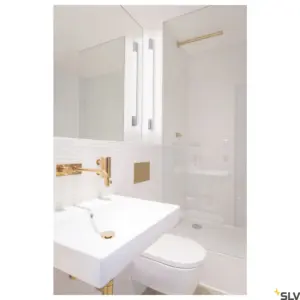 TRUKKO 90 Applique LED Chrome/Blanc