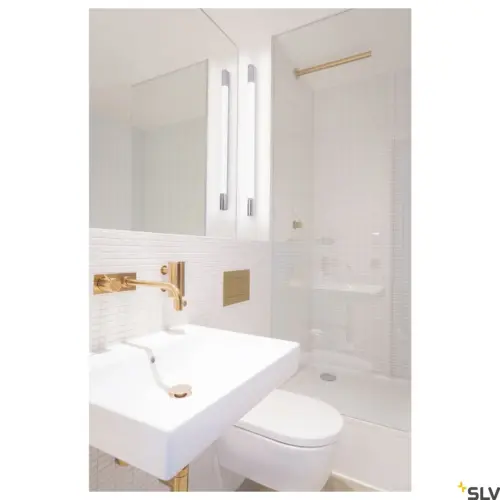 TRUKKO 90 Applique LED Chrome/Blanc