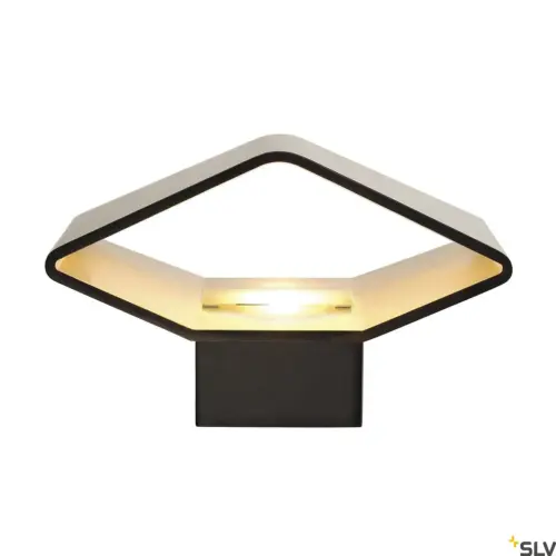 CARISO WL-2 Aplique LED Negro/Oro