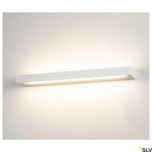 SEDO 14 Aplique LED cuadrado Blanco/Vidrio