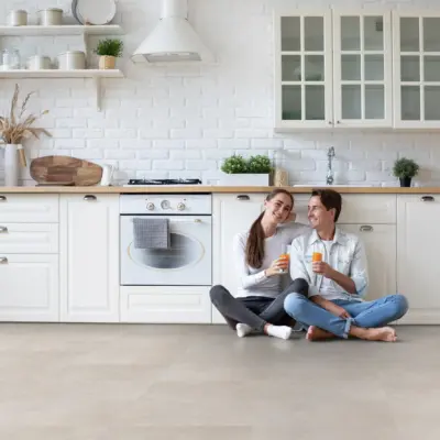 Vinyl flooring for residential use