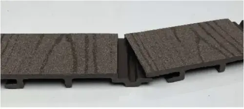 Tarima Exterior Sintética Maciza/Grapa Vista